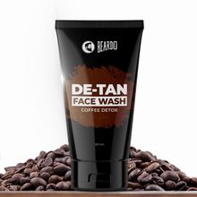 BEARDO De-Tan Facewash For Men, Coffee extracts for Tan Removal Paraben Free