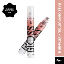 FAE Beauty Bronze Gold Shimmer Lip Gloss- With Clickable Roller Ball Pen|Hydrating