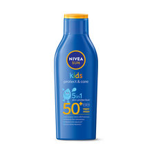 NIVEA Sun Protect & Care Sunscreen For Kids SPF 50+, No White Cast, Instant UV Protection