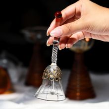 Muun Home Ringing Glass Bell Amber