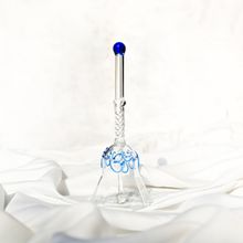 Muun Home Blue Glass Ringing Bell