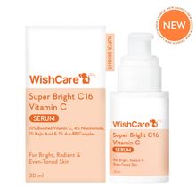Wishcare Super Bright C16 Vitamin C Face Serum - Niacinamide, Kojic Acid & 4-n-BR For Pigmentation