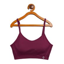 C9 Airwear Full Coverage Wire-Free Sports Bra in Orchid Flower Color