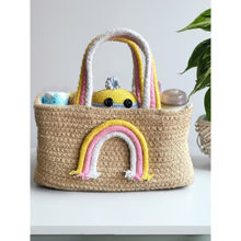 JASMEY HOMES Brown Storage Basket