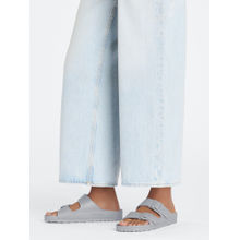 Birkenstock Arizona Unisex Grey Eva Two Strap Sliders