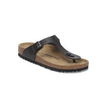 Birkenstock Gizeh Unisex Black Natural Leather Sandals
