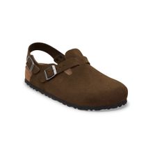 Birkenstock Tokio Unisex Brown Suede Leather Sandals with Backstrap