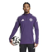 adidas MUFC TR TOP Men Purple Football T-Shirt