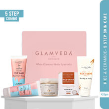 Glamveda Korean Glass Skin Rice & Ceramide Brightening Combo For Women