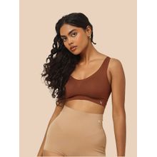 Krvvy Ultrasoft Wireless Seamless Bralette | Full Coverage Slip-On with Removable Pads