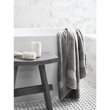 Amouve Bath Towel, Luxurious & Super Absorbent, 700 GSM, Stone Grey (L)