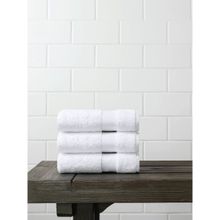 Amouve Face Towels, Luxurious & Super Absorbent, 700 GSM, White (Pack of 3) (S)