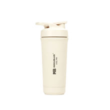 MuscleBlaze Stainless Steel Beige Gym Pro Shaker