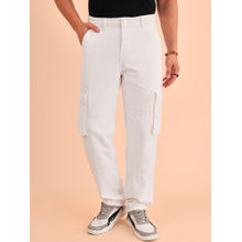 Style Quotient Men White Relaxed Fit Mid Rise Jeans