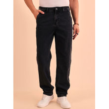 Style Quotient Men Black Relaxed Fit Mid Rise Cotton Jeans
