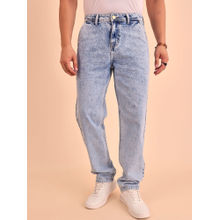 Style Quotient Men Blue Relaxed Fit Mid Rise Cotton Jeans