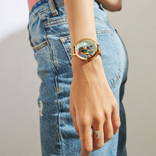 Teal by CHUMBAK Live Slow Watch with Stainless Steel Mesh Strap