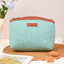 Visual Echoes Oceanic Turquoise Multi-Utility Pouch