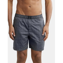 Jockey HG18 Men Tencel Lyocell Cotton Checkered Boxer Shorts - Graphite