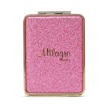 Milagro Beauty Pocket Glitter Hand Mirror Pink