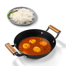Wonderchef Pre-Seasoned Ferro Light 24cm Kadhai, 2.3L