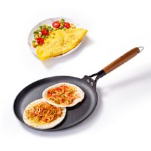 Wonderchef Pre-Seasoned Ferro Light 28cm Dosa Tawa, 4mm