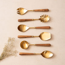 The Decor Remedy Serving Spoons -Set of 6 - Earthy Luxe
