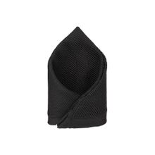 The Tie Hub Black Knitted Pocket Square