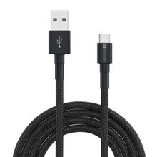 Portronics Konnect B Type C Cable with 3.0A Output, 1M Length(Black)