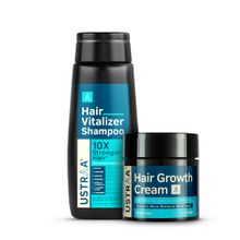 Ustraa Hair Vitalizer Shampoo & Hair Growth Cream Combo