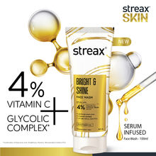 Streax Skin Bright & Shine Face Wash Cleanser For Brightening, Dark Spots Reduction