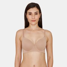 Zivame Padded Wired 3-4th Coverage T-shirt Bra - Nude