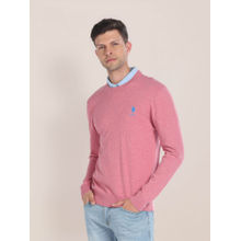 U.S. POLO ASSN. Crew Neck Heathered Sweater