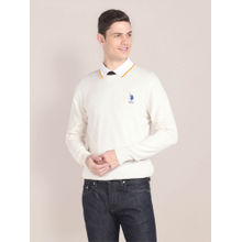 U.S. POLO ASSN. Crew Neck Solid Sweater