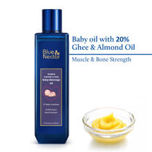 Blue Nectar Baby Massage Oil With Organic Ghee For Growth & Nourishment