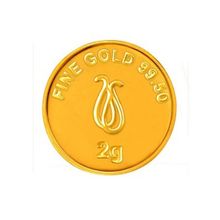 Senco Gold 2 Gram, 24k (995) Yellow Gold Precious Coin