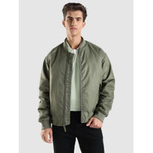 Calvin Klein Olive Solid Regular Fit Polyamide Jacket