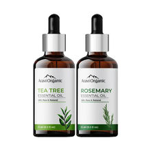 Aravi Organic Tea Tree And Rosemary Essential Oil Combo Pack 1