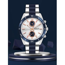 Carlos Philip Mens Stainless Steel Analog Silver Watch (M)