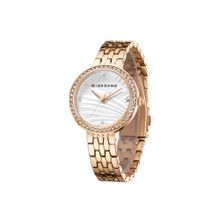 Giordano Women Round Dial Rose Gold Strap Analog Wrist Watch GZ-60079-22 (M)