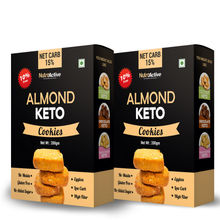 NutroActive Keto Almond Cookies (Pack of 2)
