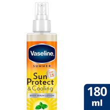 Vaseline Sun Protect & Cooling Spf 15 Body Serum Lotion
