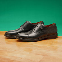 Arrow Men Lynx Black Formal Lace Up Shoes