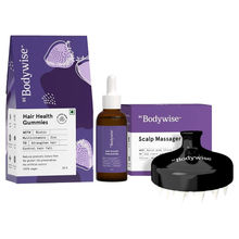 Be Bodywise Hair Nourishment Pack - Biotin Hair Gummies & Hair Serum (Free Scalp Massager)