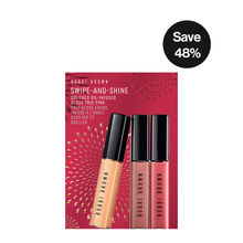 Bobbi Brown Swipe & Shine Crushed Oil-Infused Gloss Trio - Pink