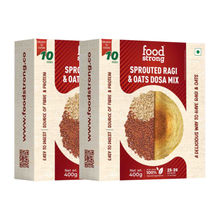 foodstrong Sprouted Ragi & Oats Dosa Mix - Pack Of 2