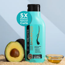 Orgatre Total Curls Shampoo For Wavy & Curly Hair With Rice Water & Argan Oil, Paraben Sulphate Free