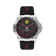 Scuderia Ferrari SF BASICS Analog Black Round Dial Men's Watch (0830668)