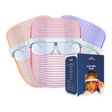 Winston 3 In 1 LED Light Therapy Face Mask for Anti Ageing to Get Glowing Clear & Clean Skin