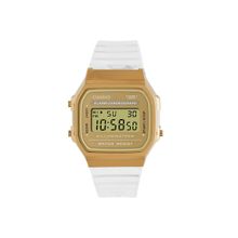 Casio Unisex Vintage Series Gold Dial Digital Watch - A168XESG-9ADF (M)